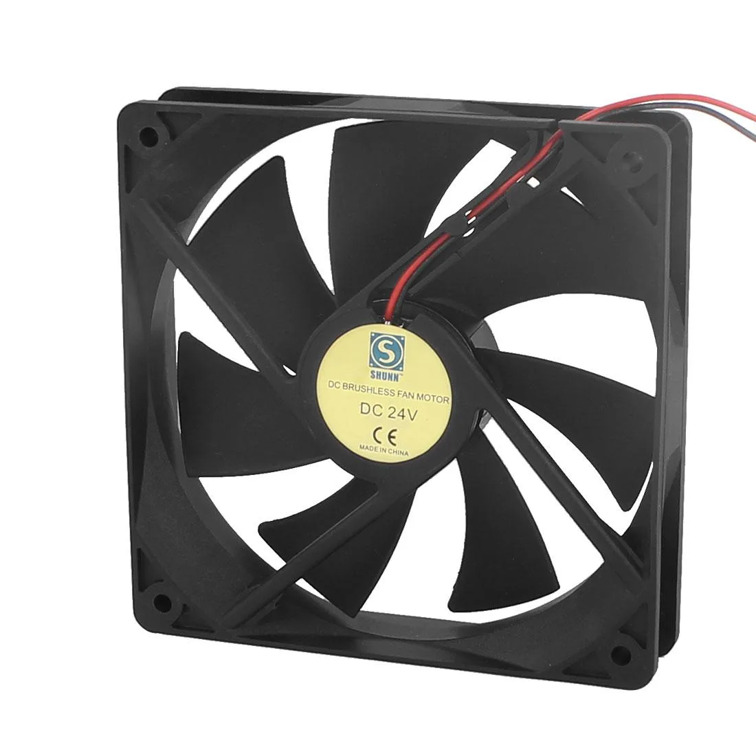 Unique-Bargains Unique-Bargains DC 24V 120mm 25mm 7 Vanes Case Fan — product photo