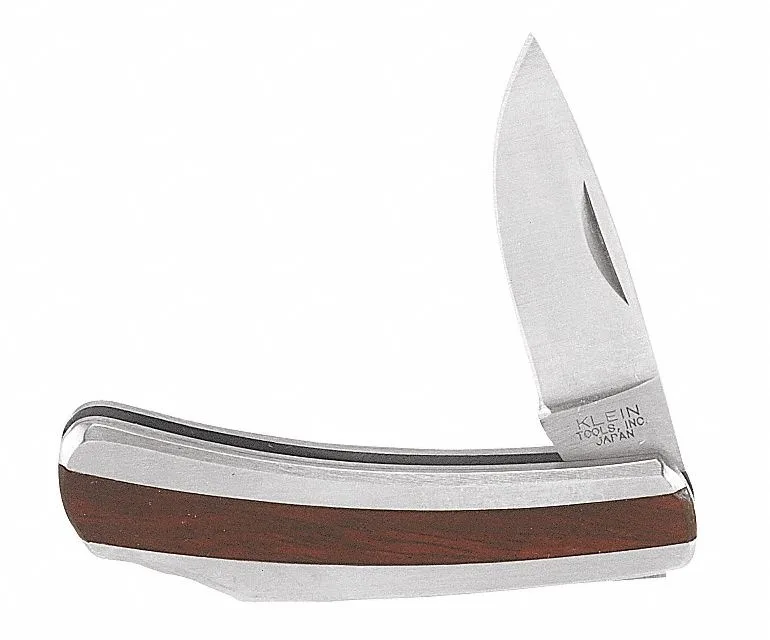 Klein Tools Klein Tools 44032 Pocket Knife Stainless Steel Rosewood Handle — product photo