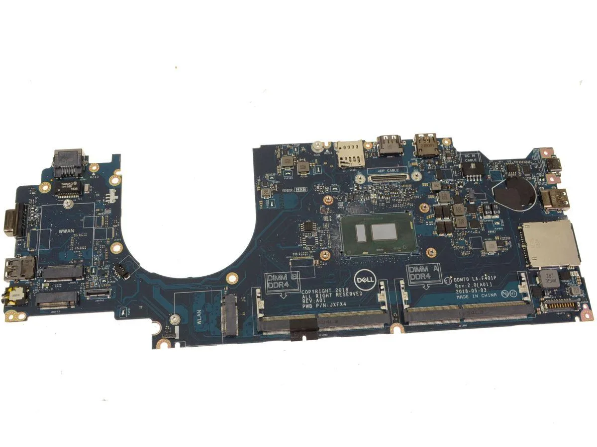 DELL DELL Latitude 5490 Intel Motherboard i5-8350U 1.7GHz P7RFR — product photo