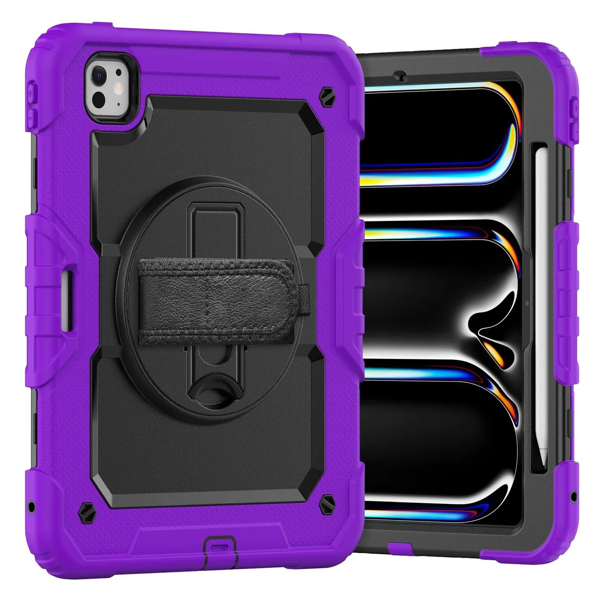 Timoom Timoom Heavy Duty Shockproof Case 11" 360° Stand Purple 2024 A2836/A2837/A3006 — product photo