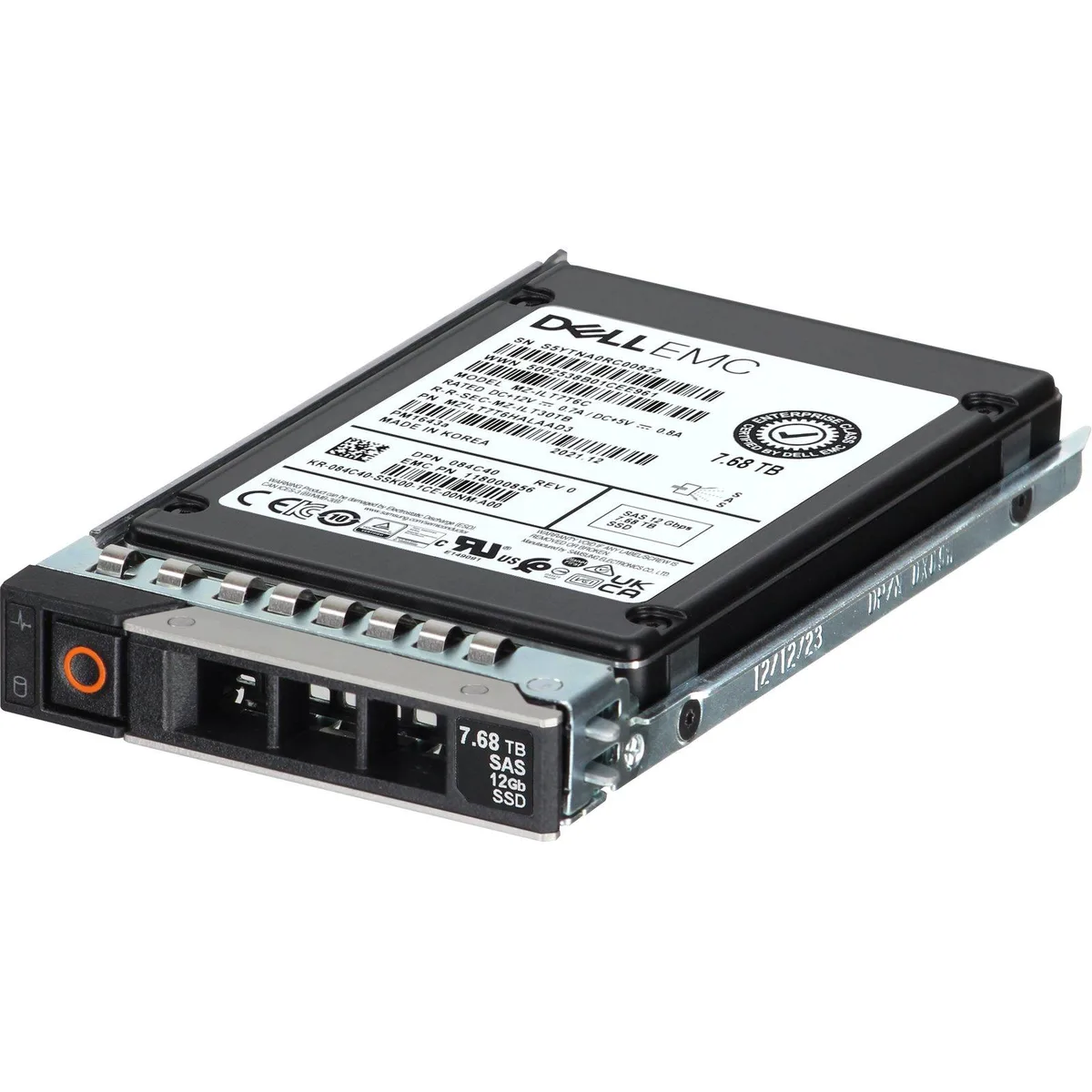 DELL DELL 84C40 7.68TB 12Gbps SAS 2.5 enterprise SSD — product photo
