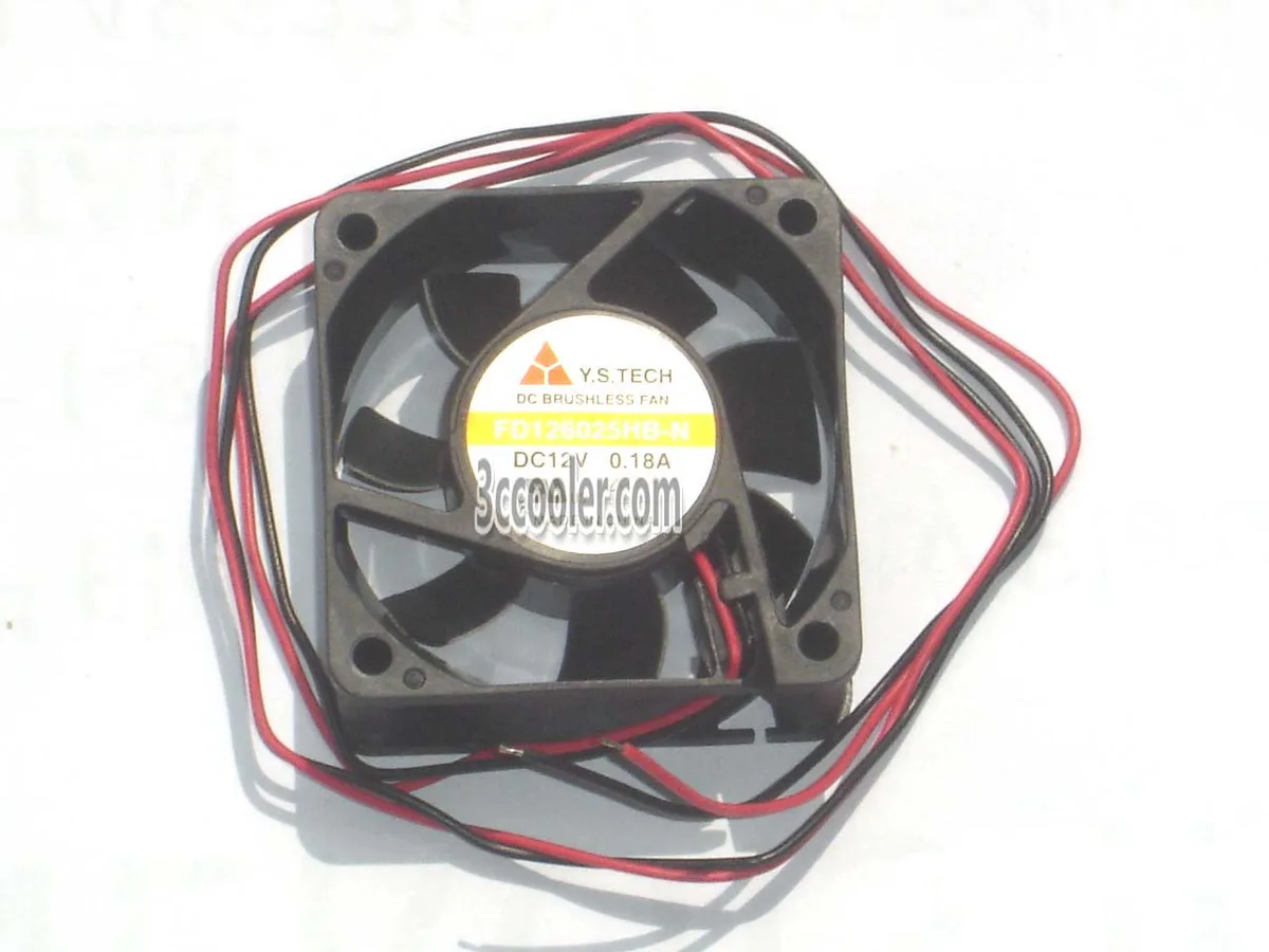 OEM Industries OEM Industries FD126025HB-N 60mm 12V 0.18A Ball Bearing Fan CPU Cooler — product photo