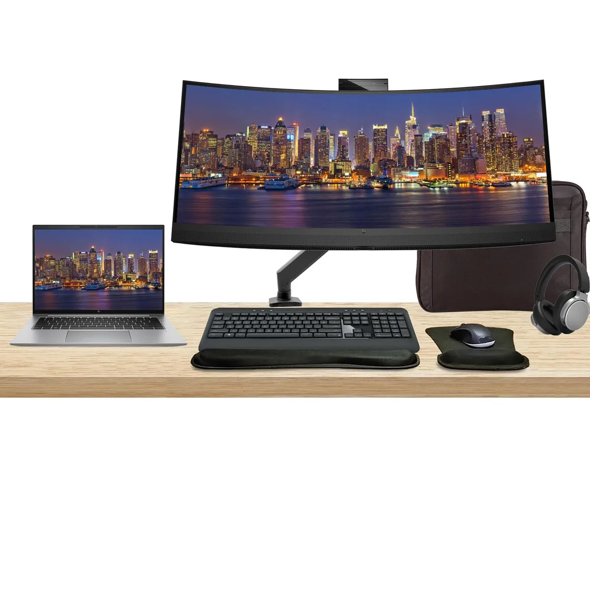 HP HP ZBook Firefly G10 14" i7-1360P 16GB 512GB + Z34c 34" Monitor Bundle — product photo
