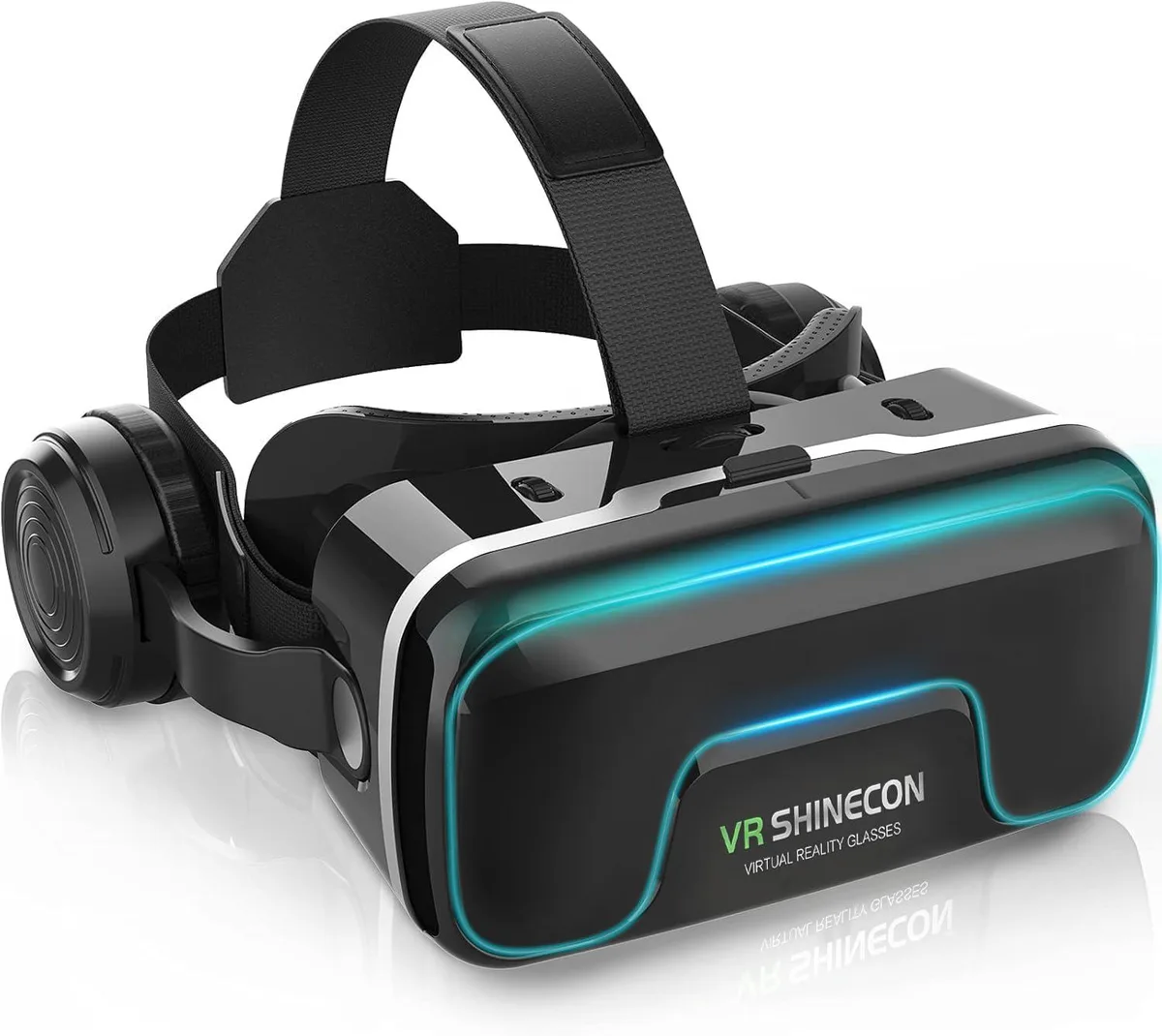 CoCerKet VR-G15-white VR Headset with Built-in Headphones 120° FOV 350" Display White — product photo