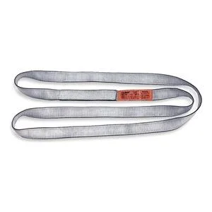 Lift-all endless polyester web sling, silver and blue, 12 ft long, 2 in wide, 5/32 in thick