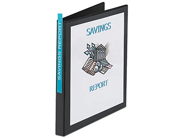 Avery Avery 5705 Economy Vinyl Round Ring View Binder 1/2" Black — product photo