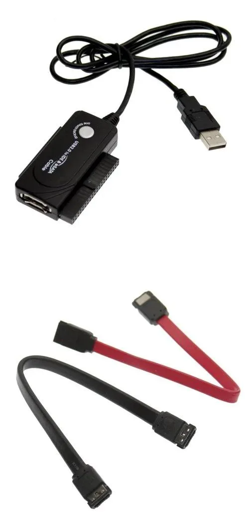 CableMAX CableMAX USB 2.0 to SATA &amp; IDE Adapter with 2A Power Supply — product photo