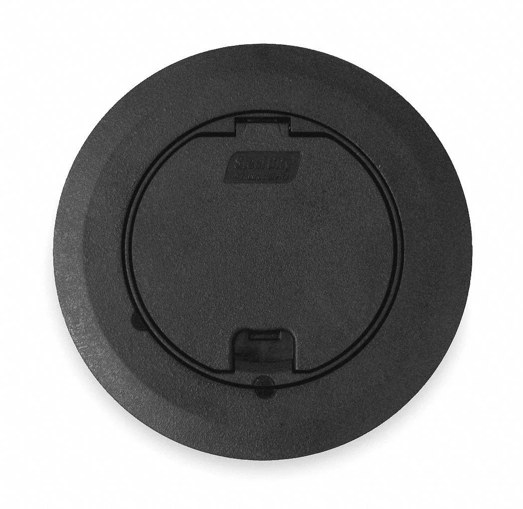 Steel City Steel City 68R-CST-BLK Floor Box Cover Round Black — product photo