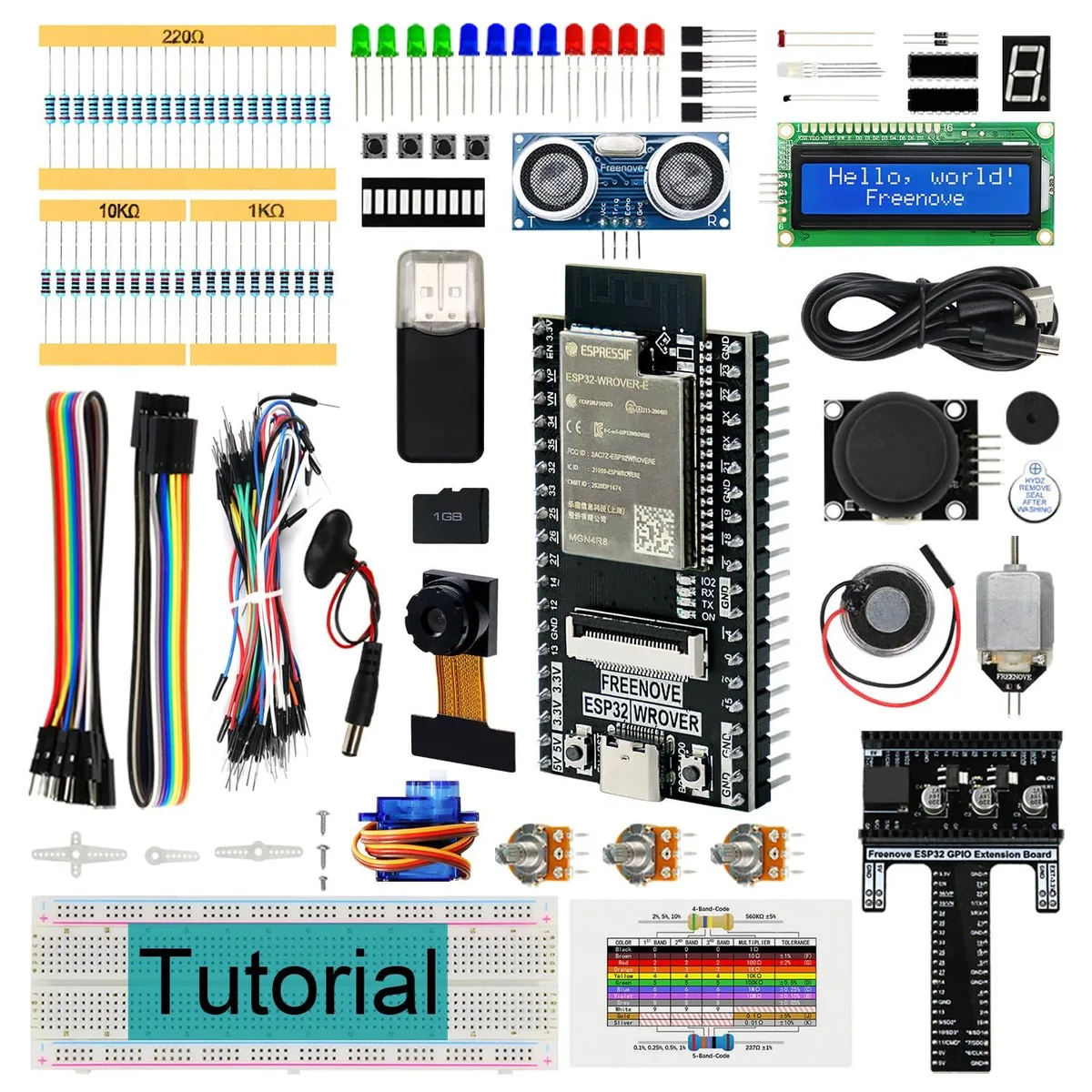 KEHIPI KEHIPI Super Starter Kit for ESP32 CAM (Included) — product photo