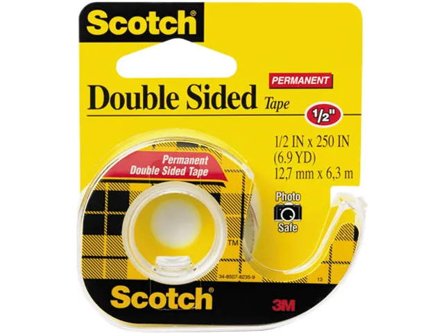 3M 3M 136 Double-Sided Tape 1/2" x 250" with Dispenser — product photo