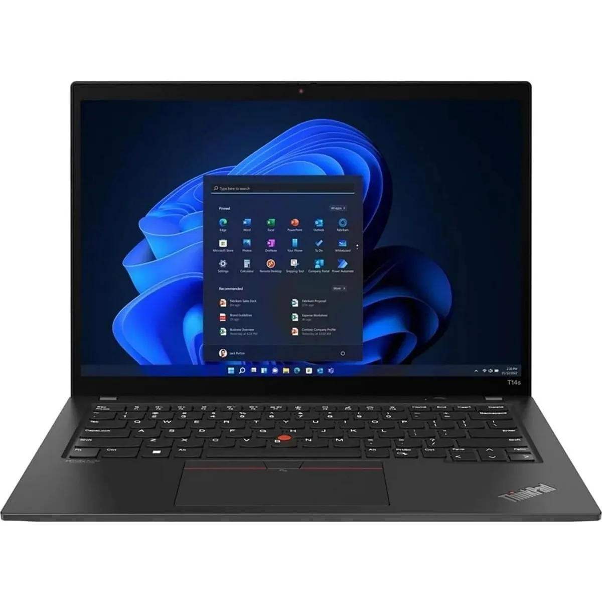 Lenovo Lenovo ThinkPad T14s Gen 1 14" i7-10610U 8GB 256GB laptop — product photo