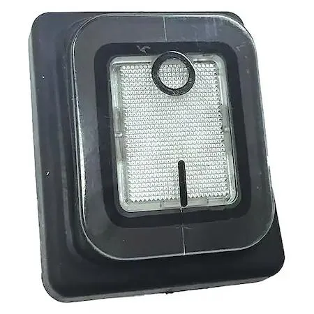 Piusi pump power switch, compact plastic housing, black finish