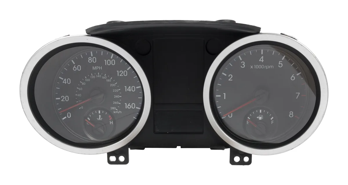 1 Factory Radio 1 Factory Radio 94001-2M310 Hyundai Elantra 2009-2010 Speedometer Gauge Cluster — product photo