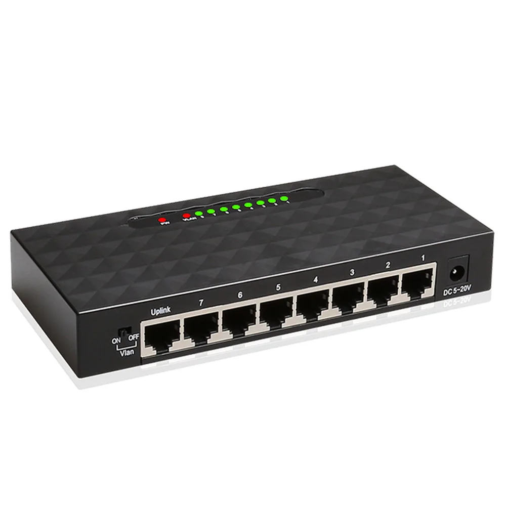 KuWfi KuWfi SP-08 8-port Gigabit network switch — product photo