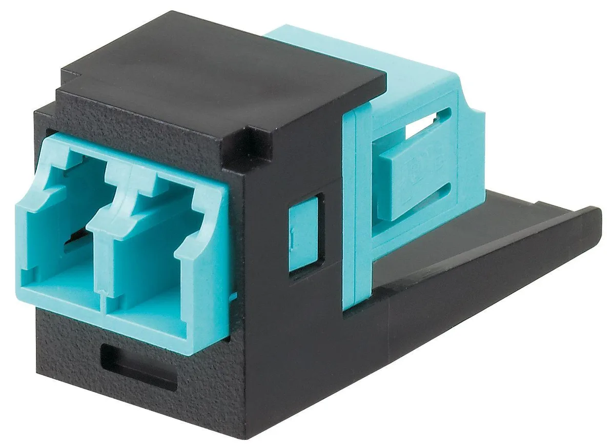 Pannet Pannet Multimode Duplex LC Fiber Adapter Black 10Gig — product photo