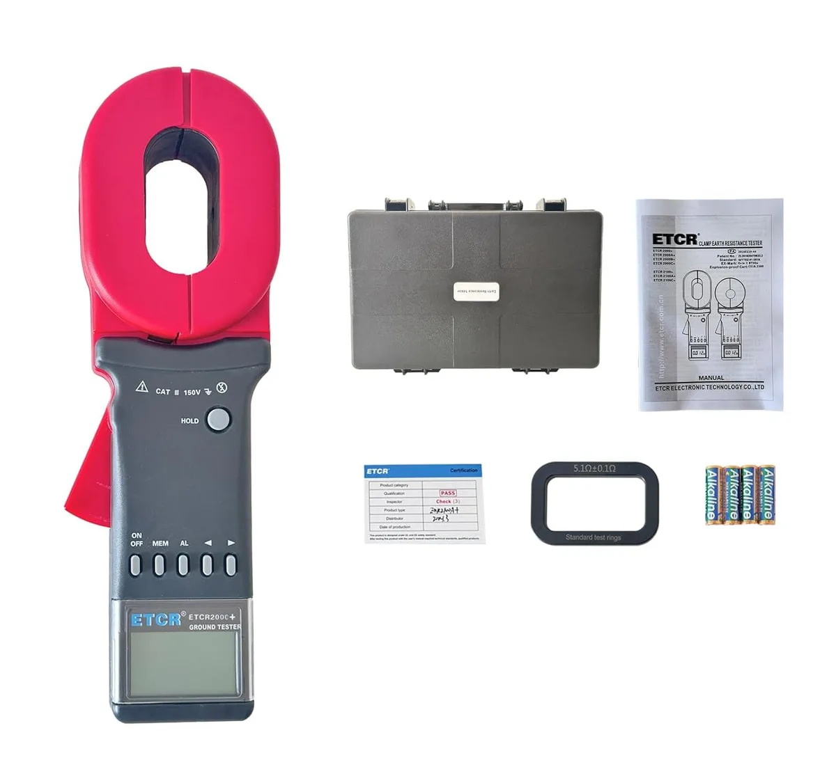 ETCR ETCR ETCR2100+ Clamp Earth Resistance Tester 0.010~1200 — product photo