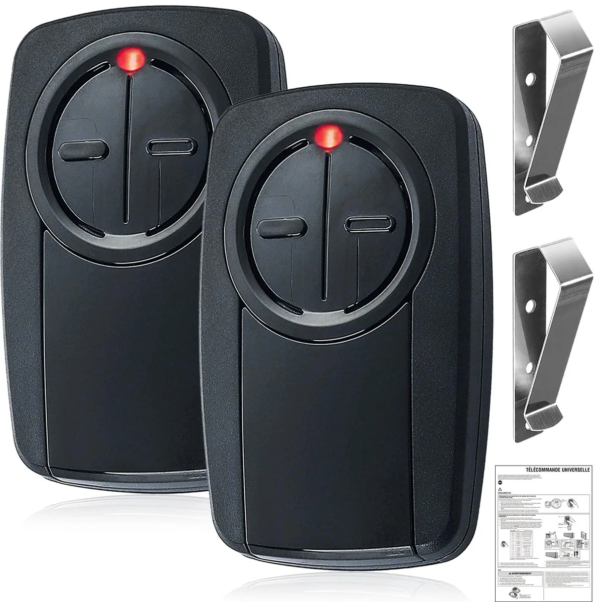 Meterk Universal 2-Button Garage Door Remote — product photo