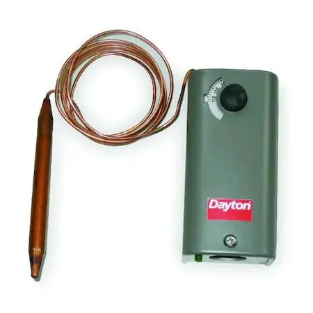 Dayton Dayton 2NNR5 Line Volt Mechanical Tstat Close on Rise 30 to 90 Degrees F — product photo