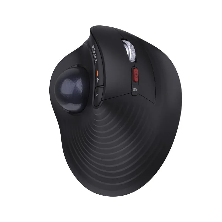 ASUS JOMAA D1186C9Z Wireless Vertical Trackball Mouse Black — product photo