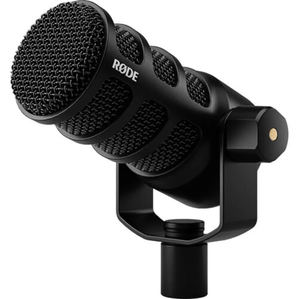 Rugged all-metal dynamic microphone with integrated pop filter and 3.5mm headphone jack