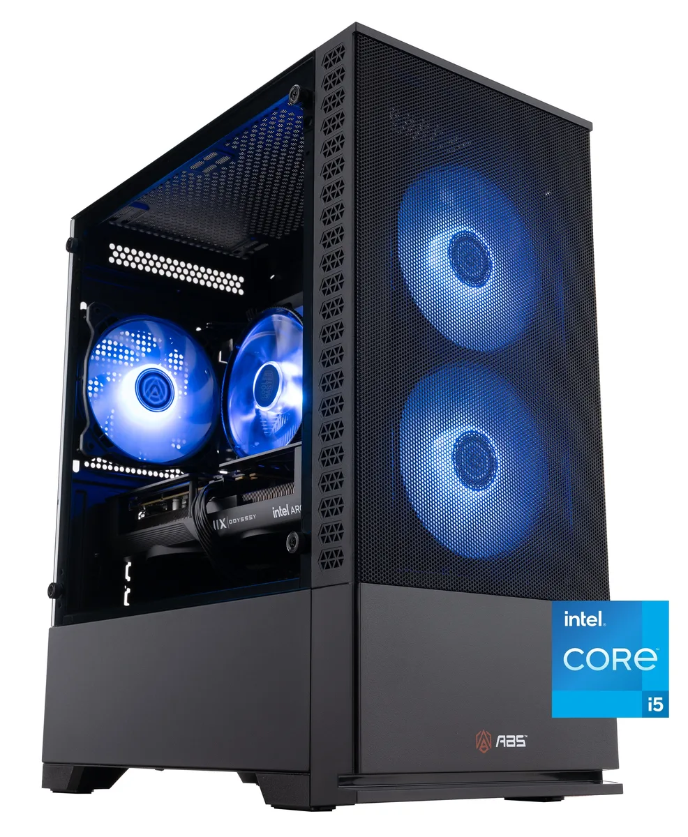 ABS ABS Cyclone Aqua CA13400FB580 gaming PC i5-13400F Arc B580 32GB DDR4 1TB — product photo