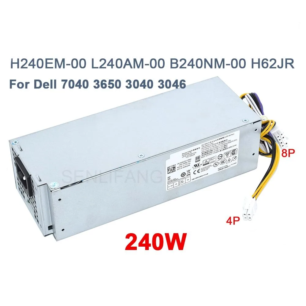 Lemincrash Lemincrash H240EM-00 240W server power supply 8-pin Dell Optiplex 3040 3046 3050 5040 7040 7050 V3250 — product photo