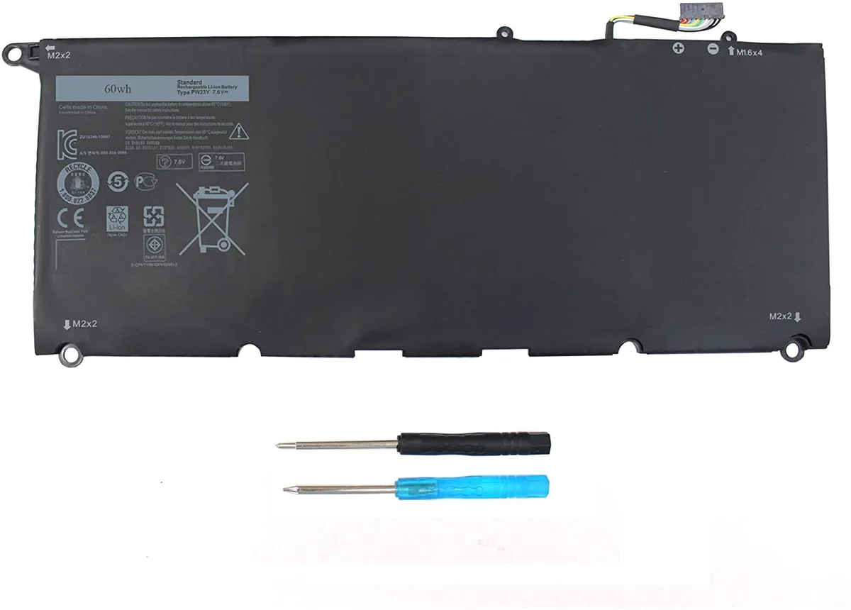CPY CPY PW23Y 7.6V 60Wh 4-cell Li-ion laptop battery for Dell XPS 13 9360 — product photo