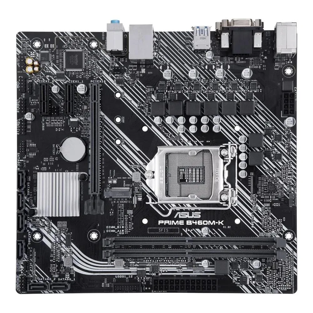 ASUS ASUS PRIME B460M-K Intel B460 DDR4 64GB Micro ATX Motherboard — product photo