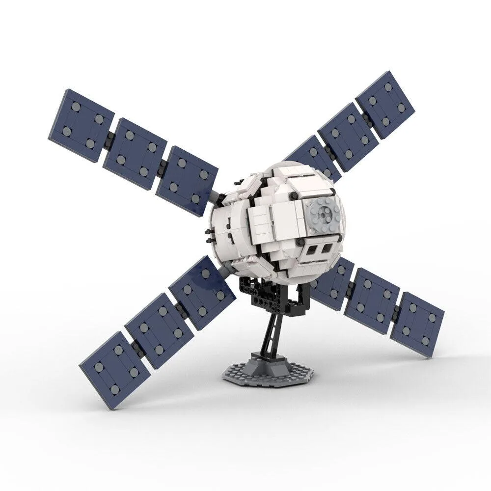 ZITIANYOUBUILD ZITIANYOUBUILD Manned Spaceship AJ10 Engine 581 Pieces MOC — product photo