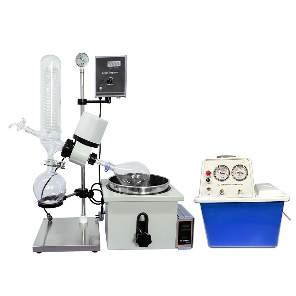 HNZXIB HNZXIB 2L Rotary Evaporator RE-201D with Vacuum Pump SHZ-D(III) 110V/220V — product photo