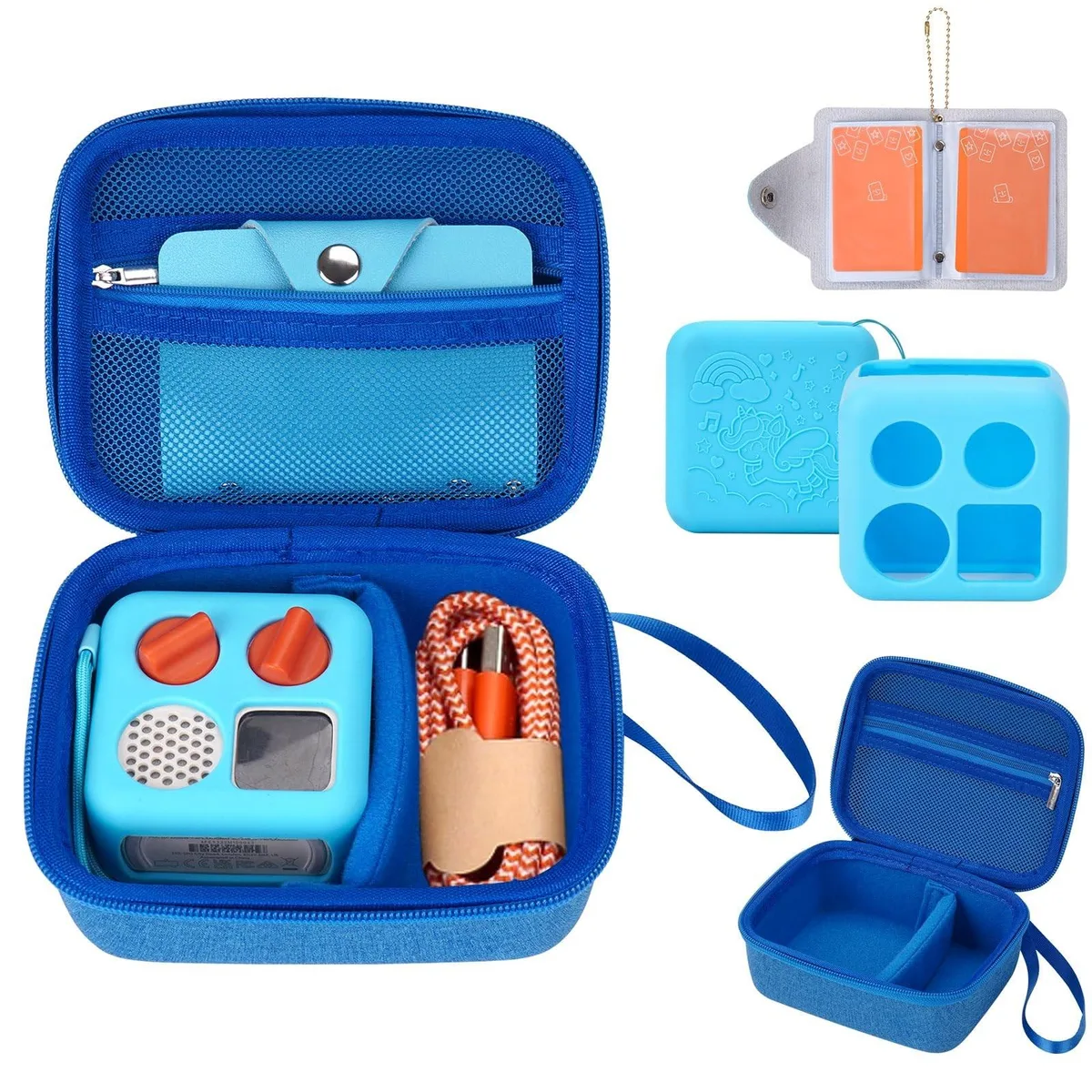 ALSEYE ALSEYE 2 in 1 accessory for Yoto Mini, unicorn, blue — product photo