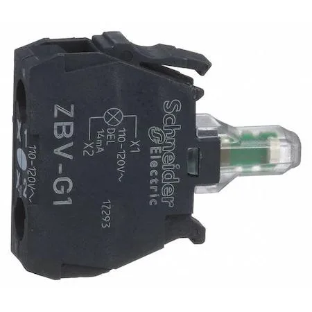 Schneider Electric ZBVG1 22 mm white lamp module with bulb