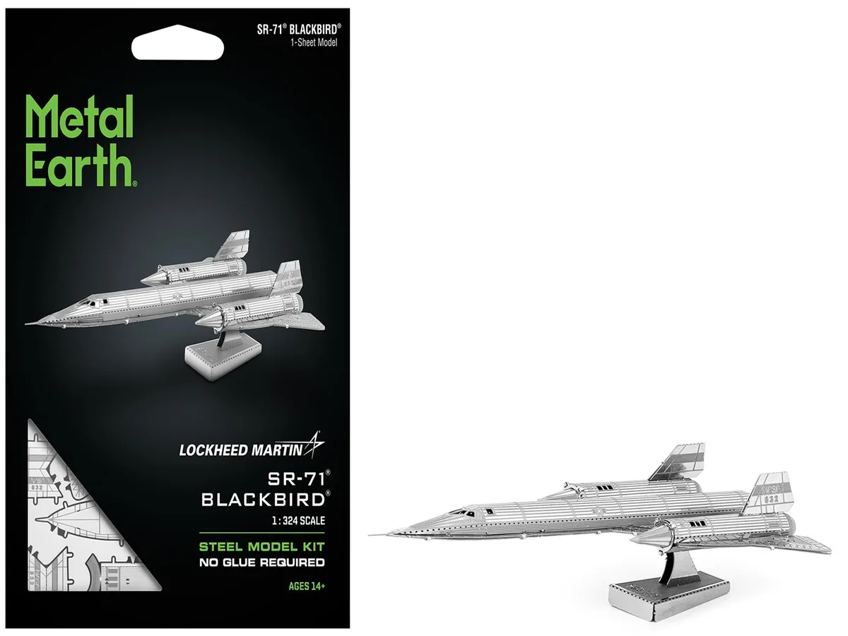 Metal Earth Metal Earth Lockheed Martin SR-71 Blackbird Steel Model Kit Moderate Difficulty — product photo