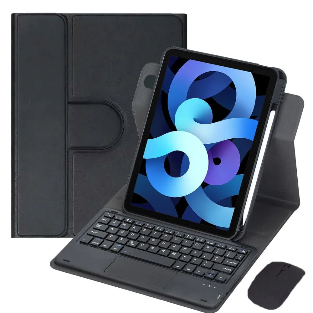 Timoom Timoom 360° Rotatable Keyboard Case with Trackpad & Pencil Slot for iPad Air 10.9" 2020/2022 Black — product photo