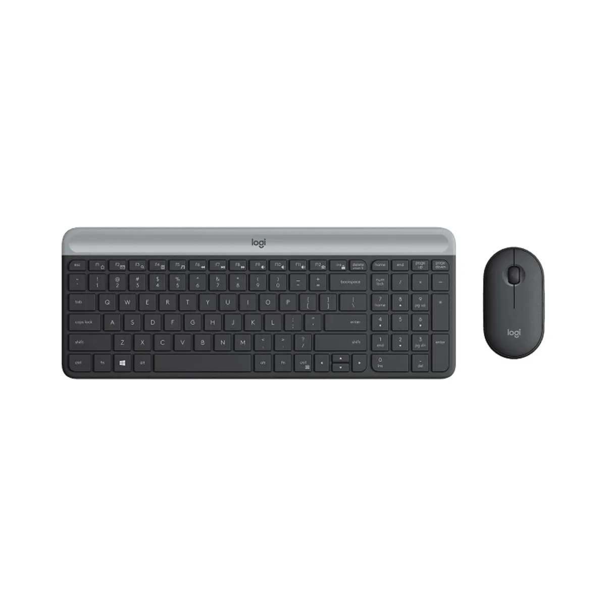 Logitech Logitech MK470 Slim Combo Wireless Keyboard Mouse Black — product photo