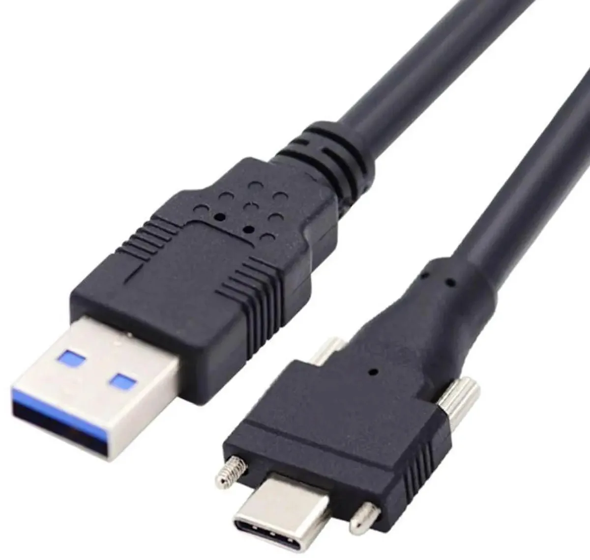 SMUGDESK SMUGDESK USB 3.0 to USB-C Dual Locking Cable 4.9M — product photo