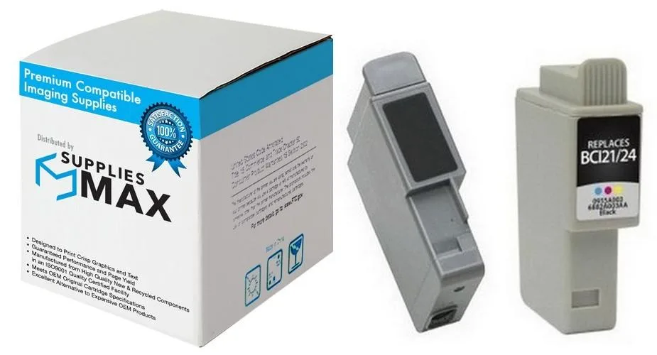 SuppliesMax SuppliesMax BCI-24MP Inkjet Combo Pack (1 Black, 1 Color) — product photo