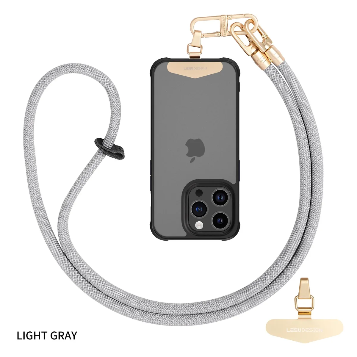 Beebo Beabo Beebo Beabo Phone Lanyard Light Gray 120cm — product photo