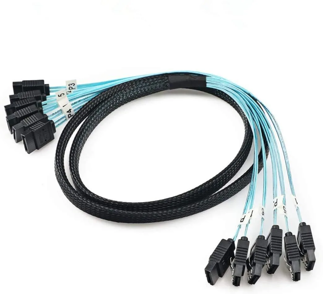 BUCIER BUCIER CD-SATA6-1M-6SET SATA cable 6-pack 1.0 m — product photo