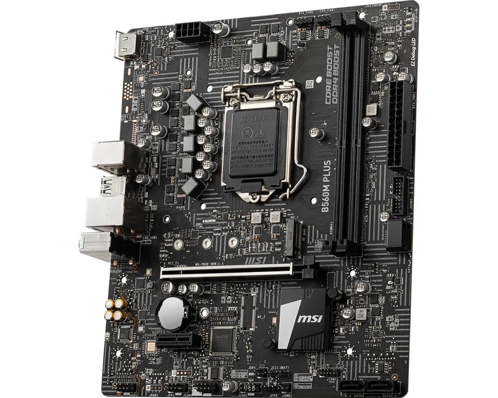 MSI MSI B560M PLUS Intel motherboard LGA 1200 DDR4 PCIe 4.0 — product photo