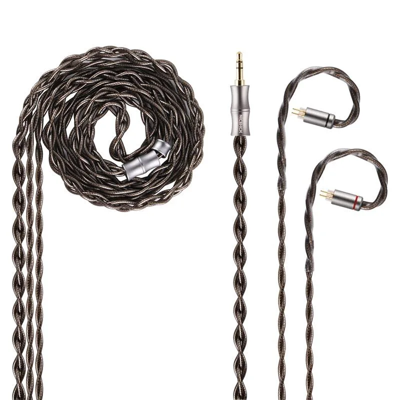 LORDWORLD LORDWORLD DuskSky 3.5mm IEM Cable 0.78mm 2Pin 6N Pure Silver — product photo