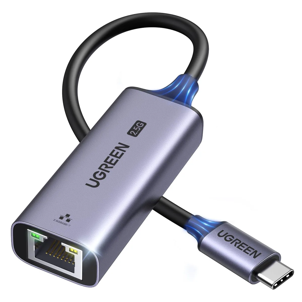Vszerda Vszerda USB-C to Ethernet Adapter 2.5Gbps Space Grey UG-USBC-25052 — product photo