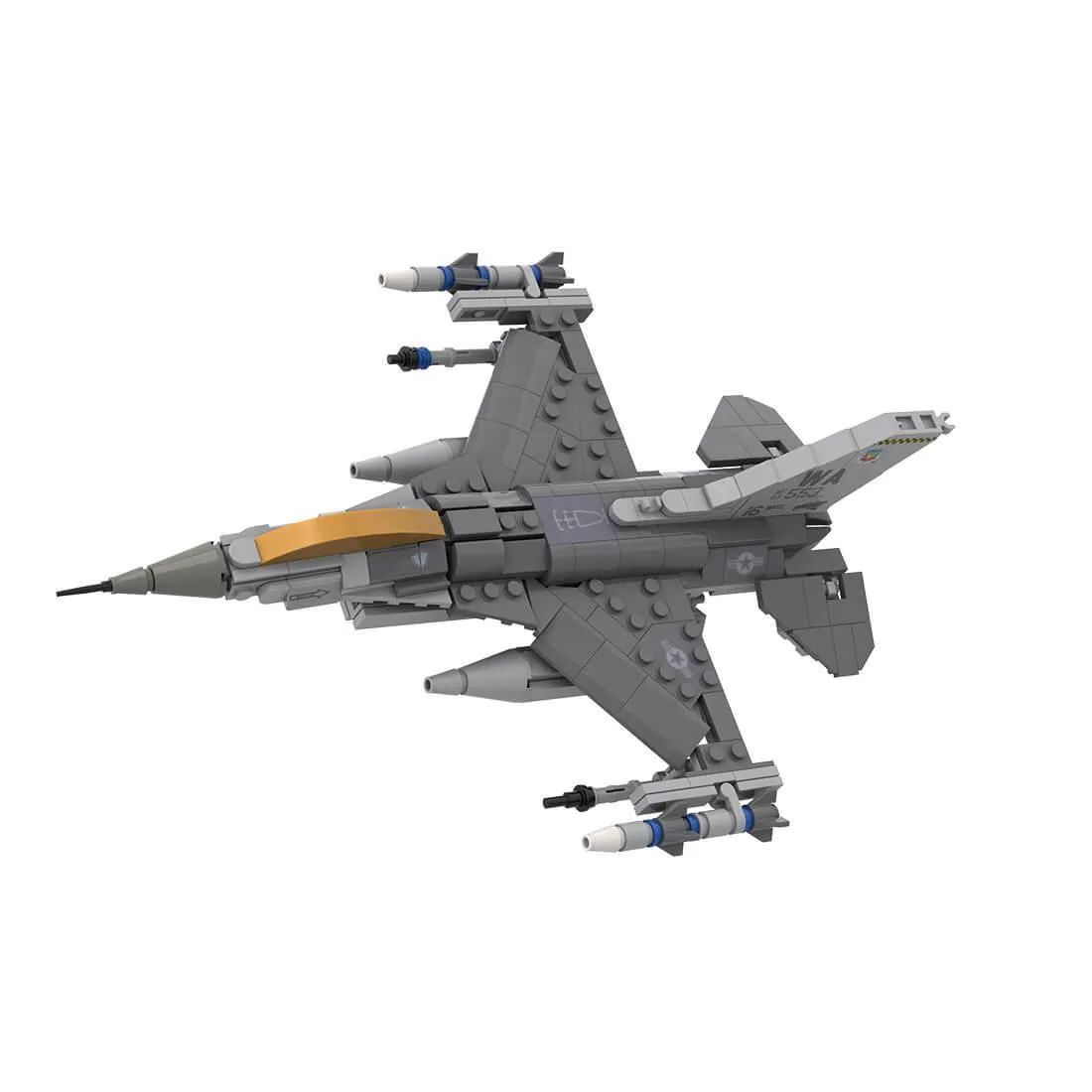 ZITIANYOUBUILD ZITIANYOUBUILD MOC-224853 1/58 Scale Combat Fighter 497PCS — product photo