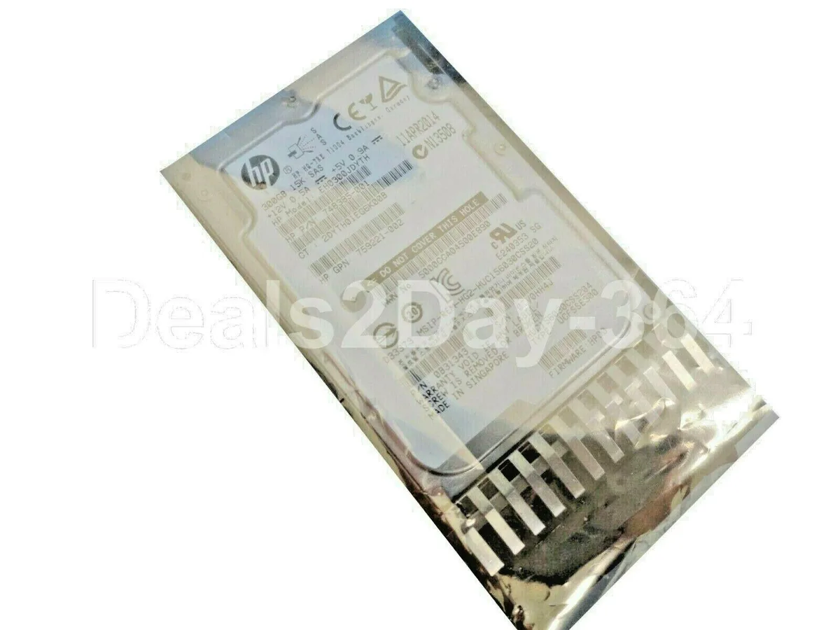 HPE HPE EH0300JDYTH 300GB 15K SAS 12Gbps internal hard drive — product photo