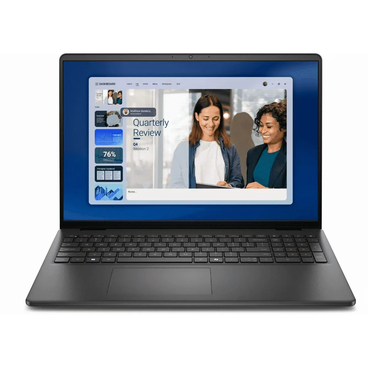 DELL DELL Inspiron 16 DC16255 16.0" FHD+ Touchscreen Ryzen 7 250 16GB 512GB Black — product photo