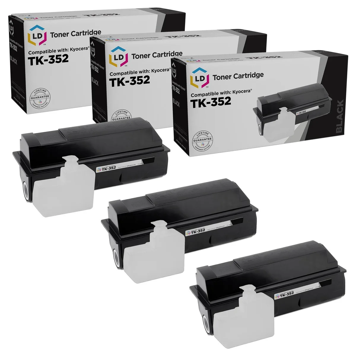 LD Products LD Products TK-352 Compatible Toner Cartridge Black 3-Pack — product photo