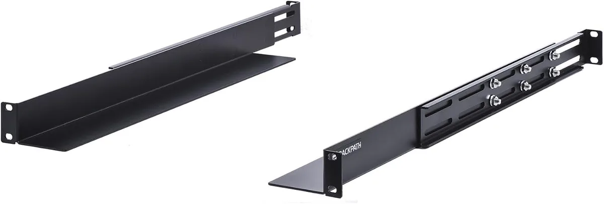 TAURKENAM TAURKENAM 1U 4-Post Server Rack Rail 20.2-32in 110lbs — product photo