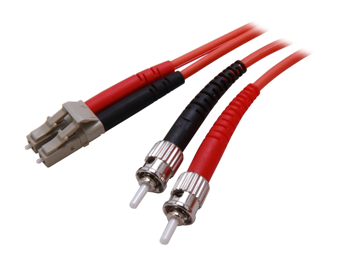 STARTECH STARTECH FIBLCST3 9.8 ft Multimode 62.5/125 Duplex Fibre Optic Cable LC to ST — product photo