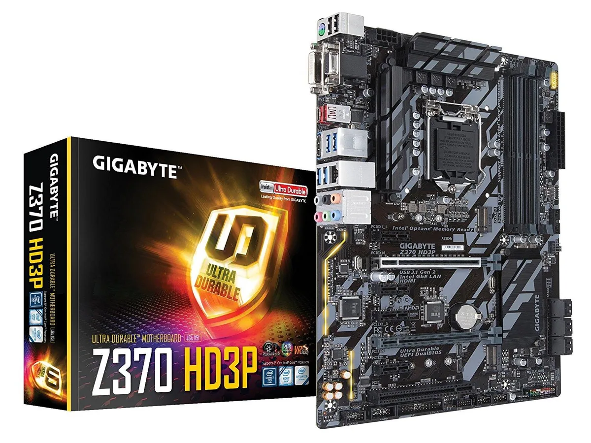 GIGABYTE GIGABYTE Z370 HD3P rev. 1.0 Intel motherboard — product photo