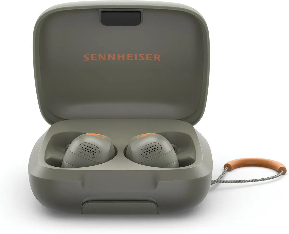 Sennheiser Sennheiser MOMENTUM Sport True Wireless Earbuds Olive — product photo